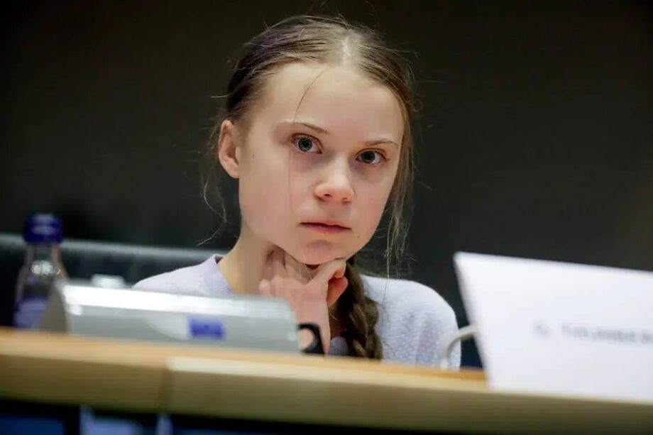A ativista ambiental sueca Greta Thunberg