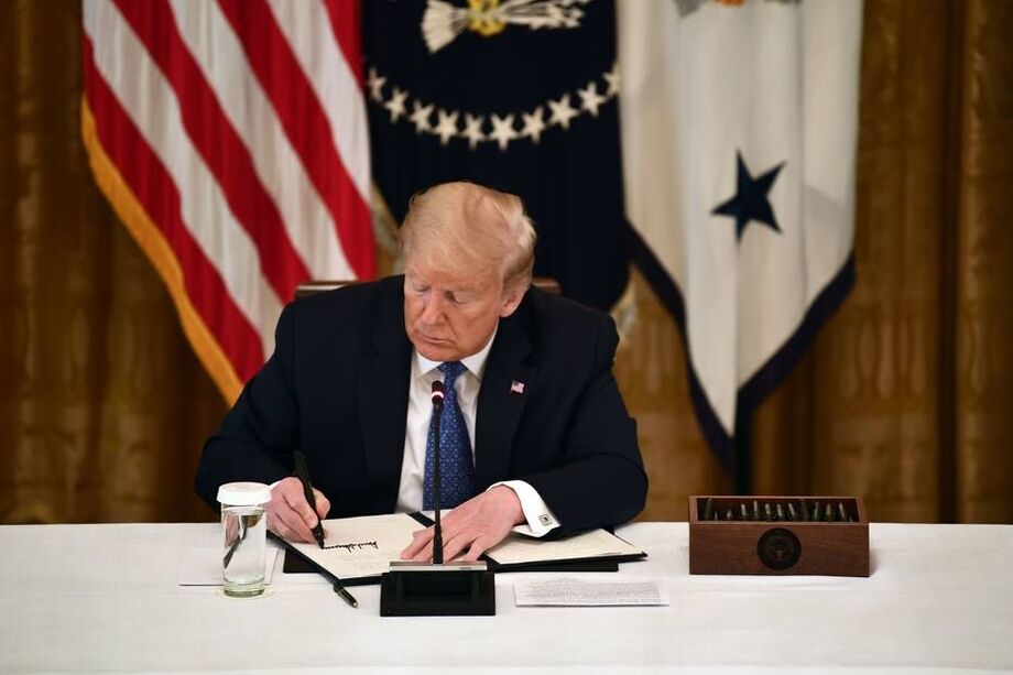 O presidente dos EUA, Donald Trump