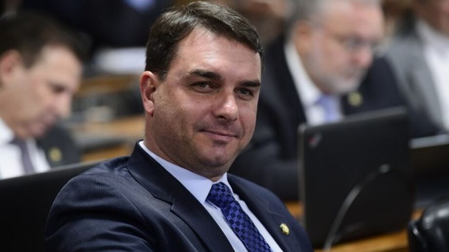 O senador Flávio Bolsonaro
