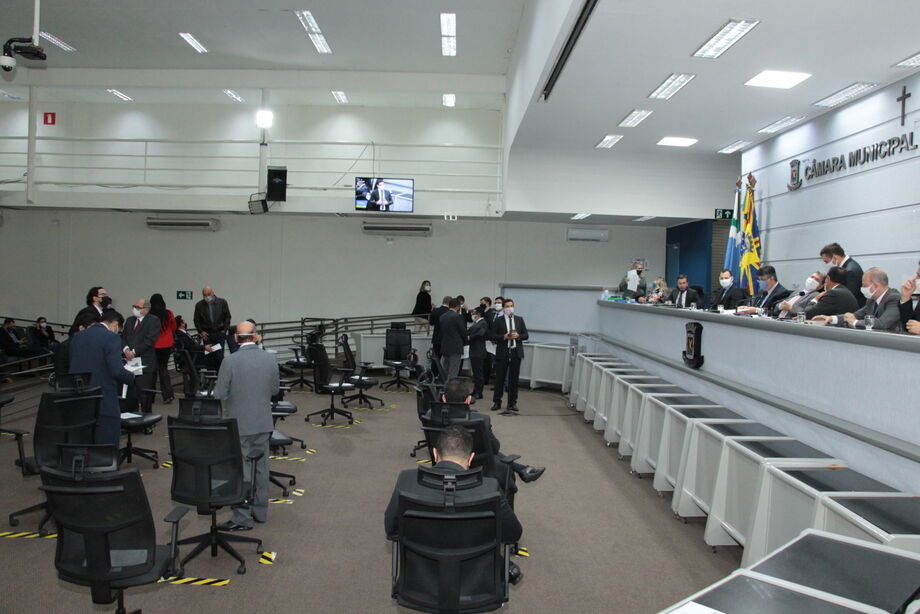 Os vereadores aprovaram o Projeto de Lei Complementar 690/20
