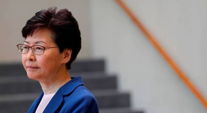 A líder executiva de Hong Kong, Carrie Lam