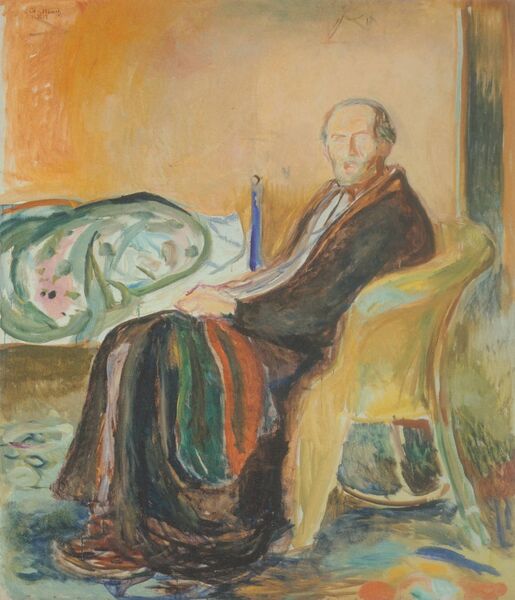 Edvard Munch pintou o quadro ‘Autorretrato com a Gripe Espanhola’ durante pandemia