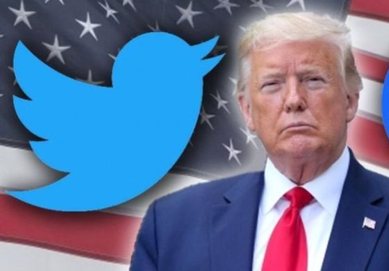O Twitter colocou um alerta em um tuíte do presidente dos EUA, Donald Trump, impedindo sua visualização imediata por violar regras da empresa.