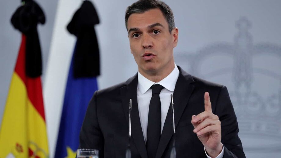O chefe do Governo espanhol, Pedro Sánchez.