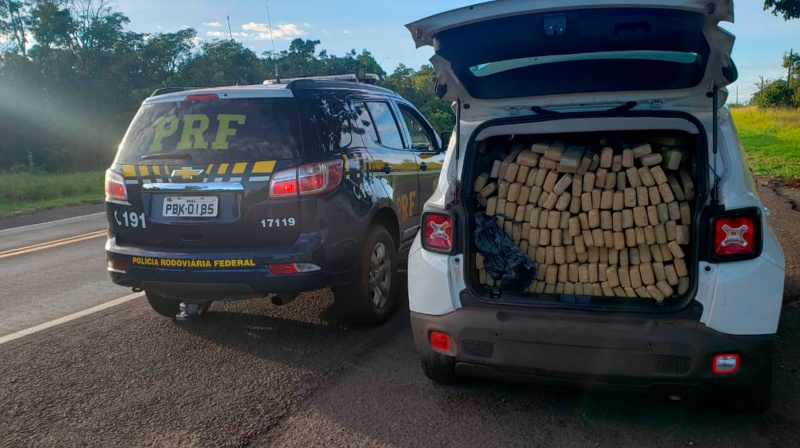 Renegade perfomou bem no carregamento de maconha, apesar do alto consumo