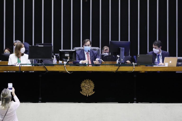 O presidente da Câmara dos Deputados, Rodrigo Maia (DEM-RJ)
