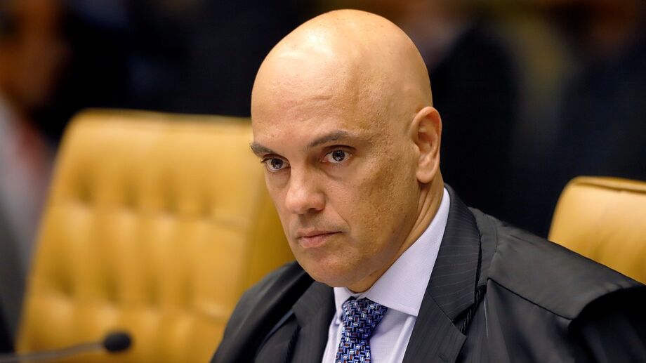 O ministro do Supremo Tribunal Federal (STF) Alexandre de Moraes no cargo de ministro do Tribunal Superior Eleitoral (TSE)