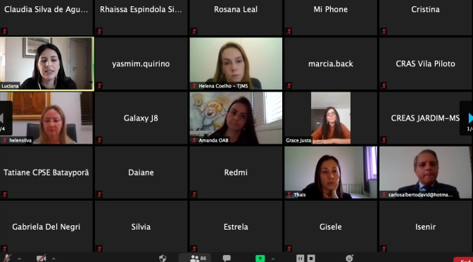 A Subsecretaria Estadual de Políticas Públicas para Mulheres (SPPM), em parceria com o Poder Legislativo e Poder Judiciário, realizou nesta terça-feira (02.06) o Workshop on-line “Violência contra a mulher em tempos de pandemia