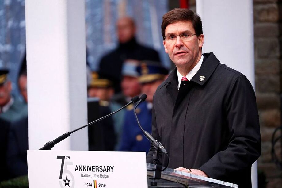 O secretário da Defesa dos Estados Unidos, Mark Esper