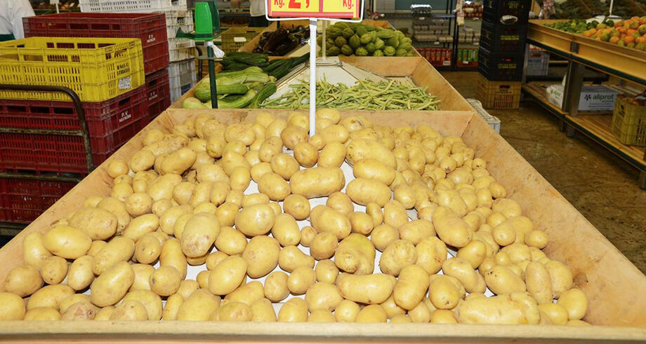 O produto que mais subiu foi a batatinha com 56,06%