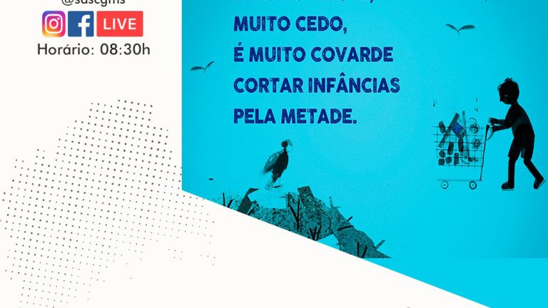 A Secretaria Municipal de Assistência Social – SAS, realizará às 8:30h, dos próximos dias 8 à 10 de junho, Lives educativas através das redes sociais da Secretaria (@sascgms