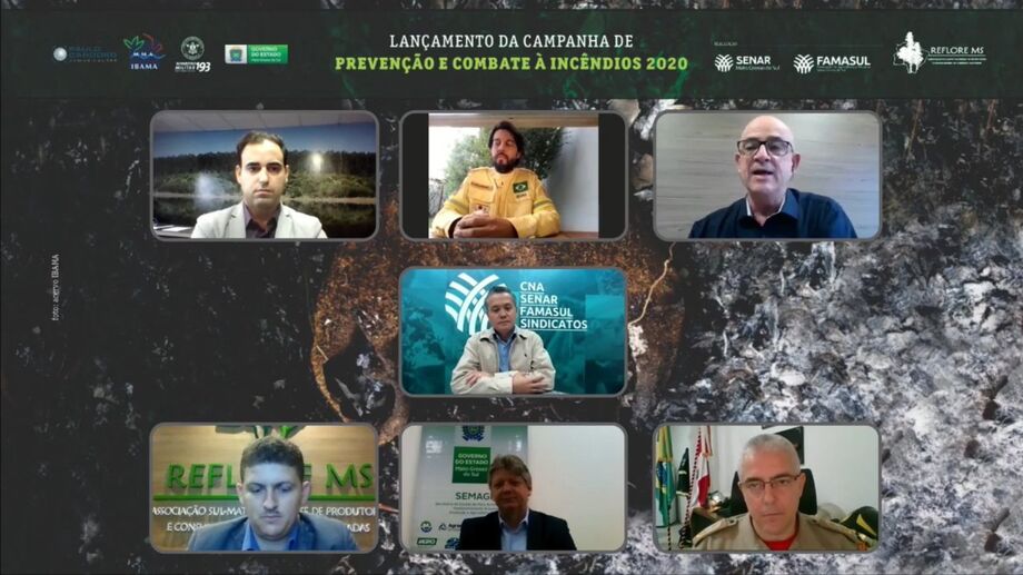 O secretário lembrou do “bom diálogo com o governo federal e com os estados vizinhos que auxiliam no combate aos incêndios florestais”.