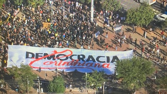 Ato contra o governo de Jair Bolsonaro