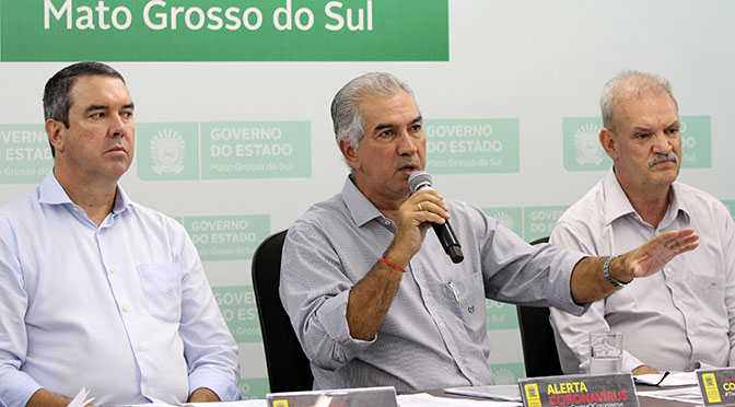 Segundo Reinaldo Azambuja, os valores depositados hoje serão utilizados no custeio da máquina e em ações emergenciais