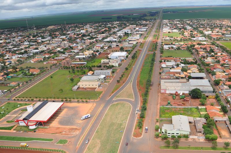 Vista aérea de Chapadão do Sul