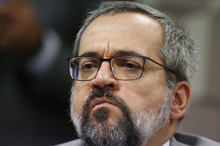 O ministro da Educação Abraham Weintraub
