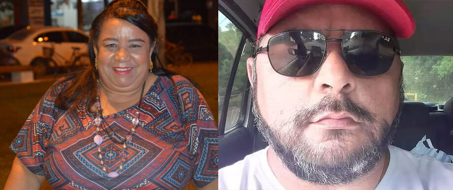 À esq. Cícera Aparecida que foi o 26º óbito e à dir. o policial Waldir Rojas