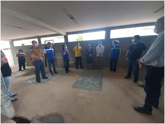 Durante a visita, Resende acompanhou os membros da OPAS nas obras do Projeto Wolbachia, uma iniciativa inovadora de controle da dengue
