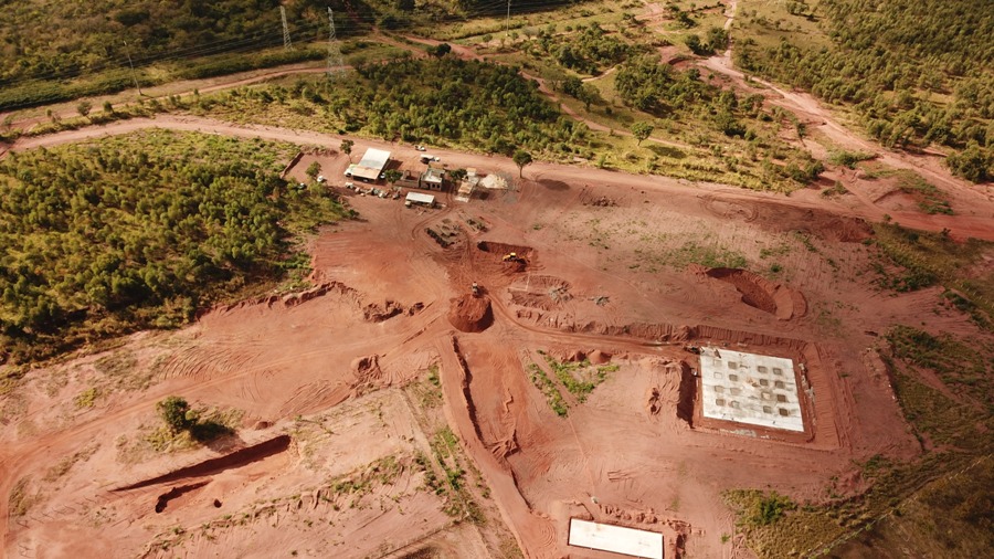 Obras da ETE Souza Dias