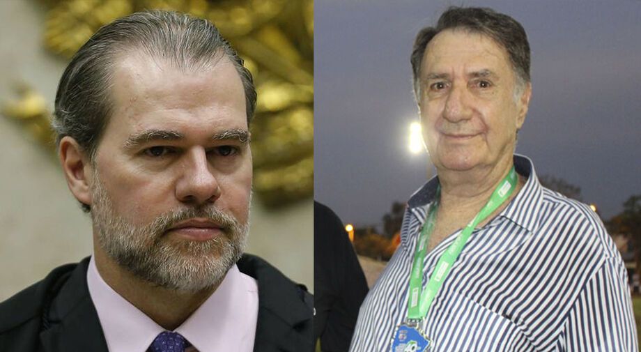 O presidente do STF, Dias Toffoli e o empresário Jamil Name