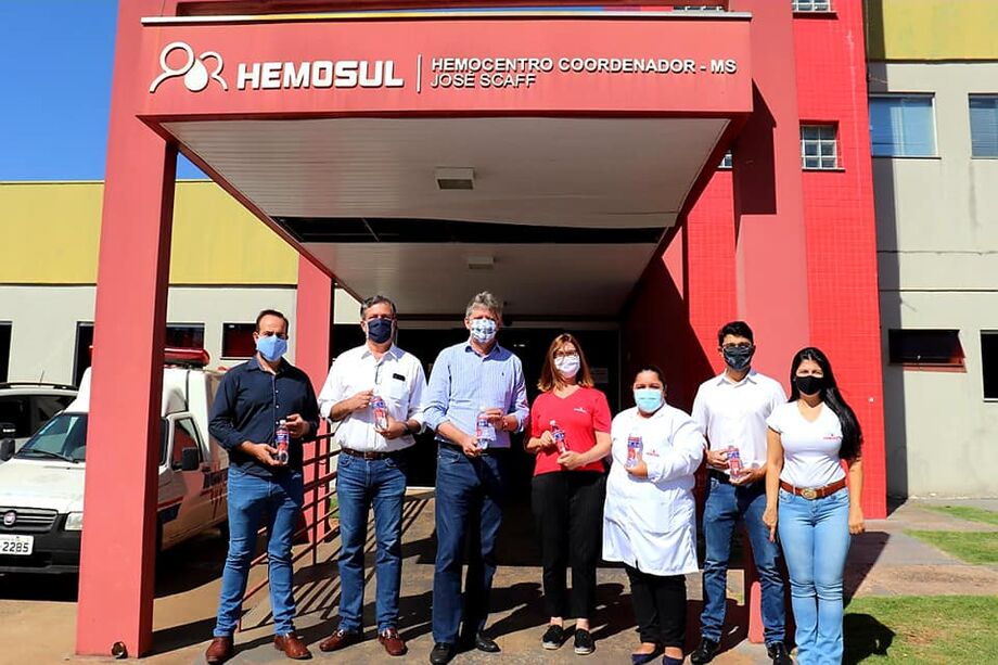 Semagro (Secretaria de Meio Ambiente, Desenvolvimento Econômico, Produção e Agricultura Familiar), Biosul e o Grupo Refriko estão apoiando a doação de sangue em Mato Grosso do Sul