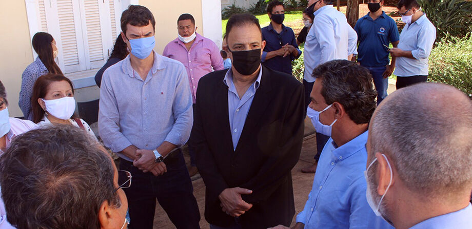 O candidato à Presidência do CREA-MS (Conselho Regional de Engenharia e Agronomia de Mato Grosso do Sul), engenheiro-civil Marco Antônio Paulino Maia, reuniu-se com o prefeito de Campo Grande Marquinhos Trad (PSD)