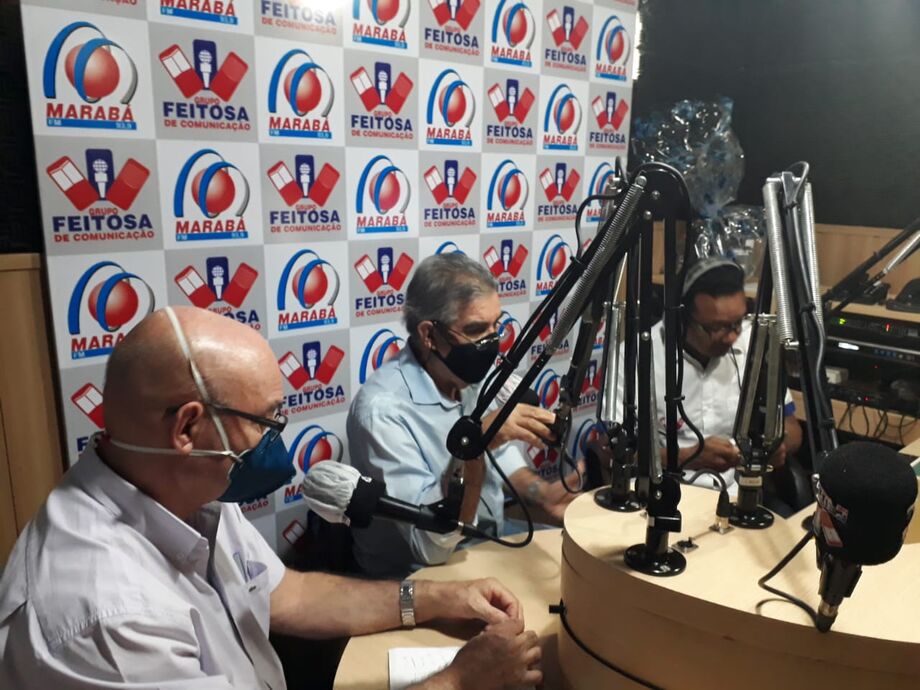 Prefeito Maurílio foi entrevistado hoje na FM Marabá