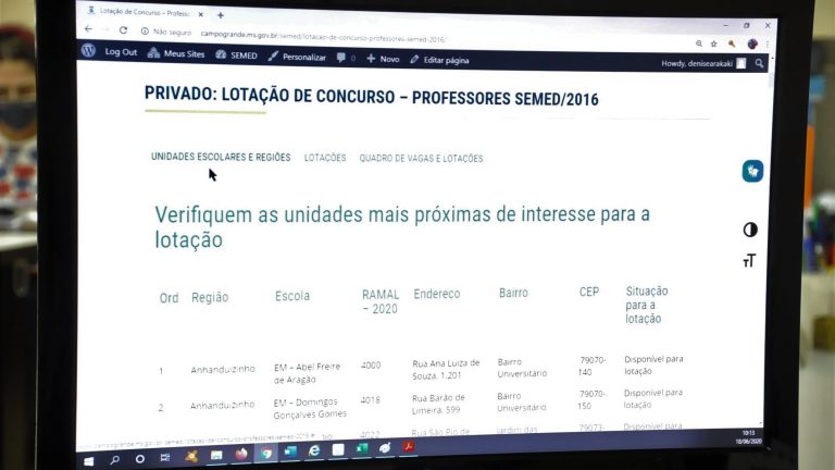 A posse e a lotação de mais 340 professores aprovados no concurso de 2016 e convocados pela Prefeitura de Campo Grande em abril, estão sendo realizadas a partir desta quinta-feira (18)