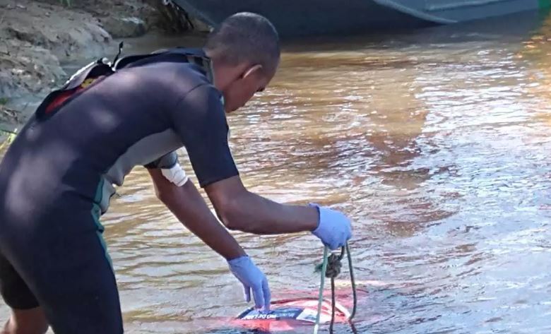 O corpo foi encontrado por pescadores a 2 km do local onde a vítima desapareceu