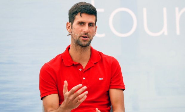 O tenista sérvio, Novak Djokovic