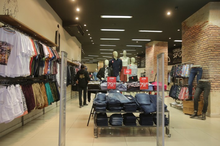 Rede de lojas de roupas TNG, que pertence a Ablos: com pandemia, associação negocia com shoppings aluguel proporcional a vendas