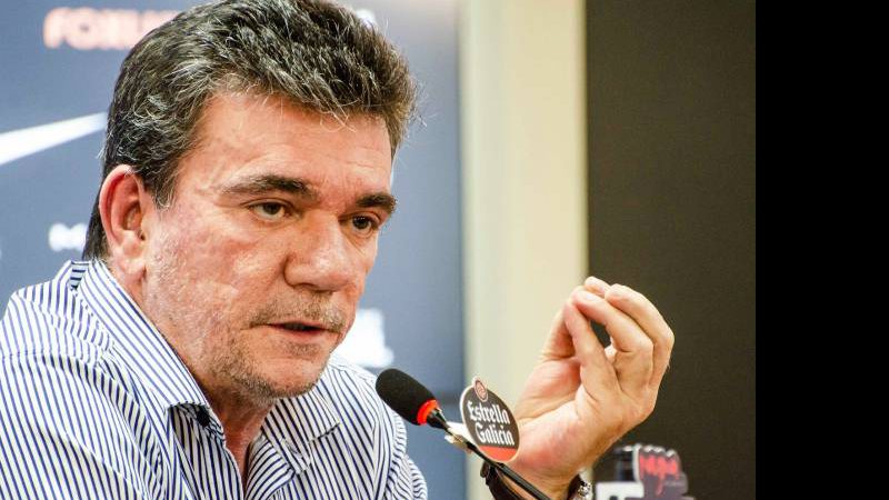 O presidente do Corinthians, Andrés Sanchez