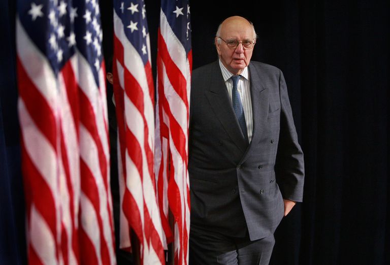 Paul Volcker foi presidente da Reserva Federal de 1979 a 1987