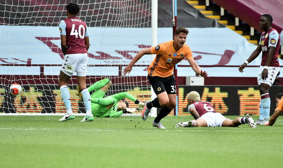 Wolverhampton bate Aston Villa, assume o 5º lugar do Inglês e encosta no Chelsea