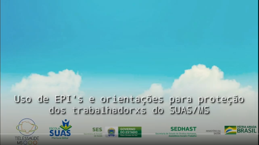 Noleto adianta também que outros vídeos serão produzidos com temas, por exemplo, envolvendo a saúde mental e nutricional.