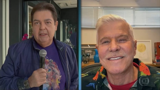 Miguel Falabella conversou com Faustão sobre a pandemia do novo coronavírus