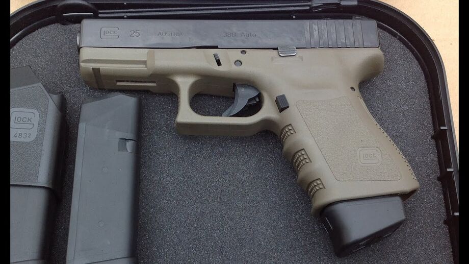 Pistola Glock .380, xodó dos atiradores