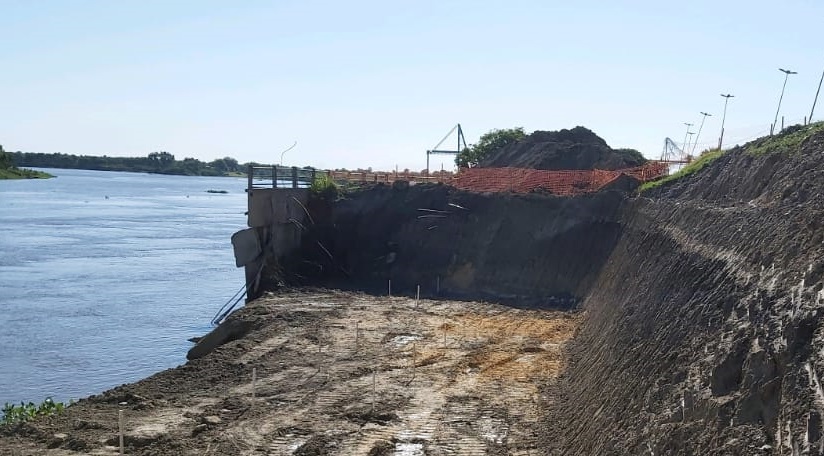 Os serviços preliminares iniciaram em maio. Agora, estão na parte de fundação da estrutura.