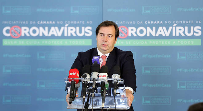 O presidente da Câmara, Rodrigo Maia (DEM-RJ)