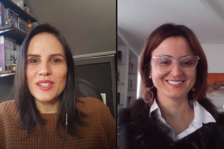 Programa foi gravado em videoconferência e traz a médica Maria Auxiliadora Budib, à direita, como convidada