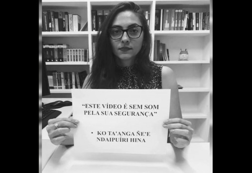 As protagonistas mostram ainda contatos para denúncia de qualquer tipo de violência