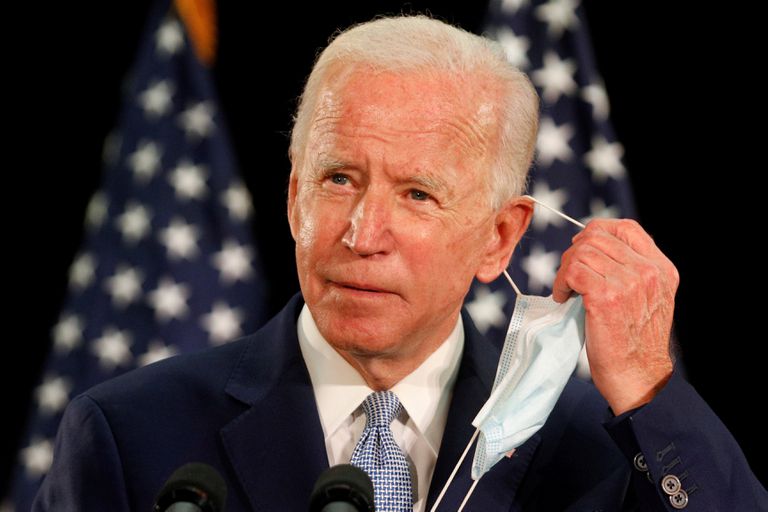 O candidato do Partido Democrata à eleição presidencial de novembro nos Estados Unidos, Joe Biden