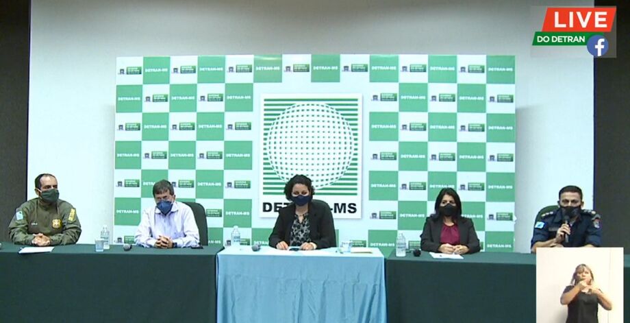 Autoridades do trânsito e especialistas em saúde e educação se reuniram na noite de ontem no auditório do Detran-MS (Departamento Estadual de Trânsito de Mato Grosso do Sul) para a realização da Live Lei Seca em debate: Avanços e Desafios