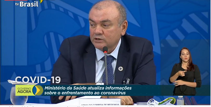 Secretário de Vigilância em Saúde, Arnaldo Correia de Medeiros