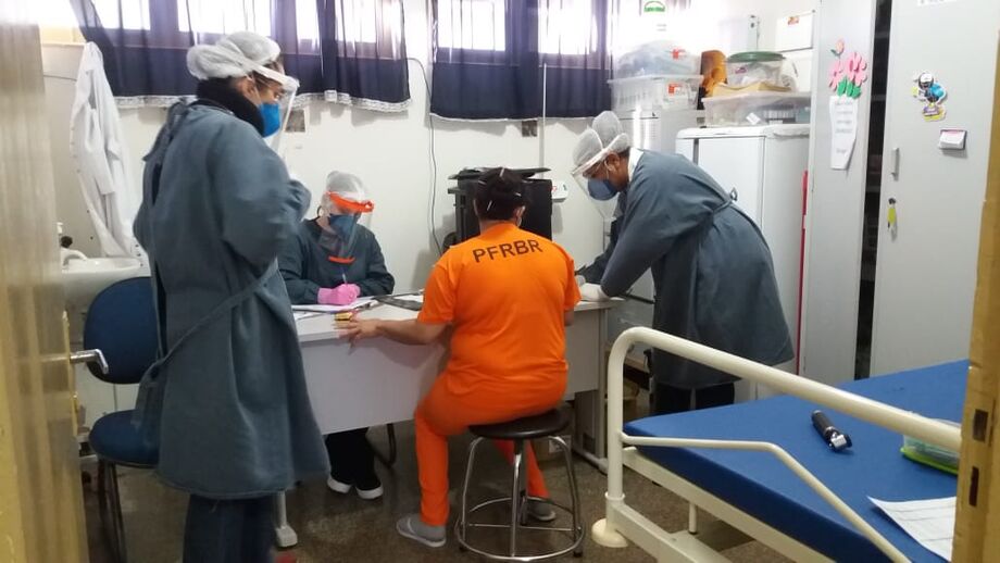 A Agência Estadual de Administração do Sistema Penitenciário (Agepen) realizou esta semana uma testagem em massa para diagnóstico da Covid-19 em internas do Estabelecimento Penal Feminino de Rio Brilhante (EPFRB)