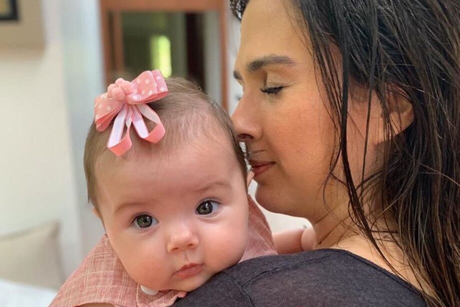Tatá Werneck e a filha Clara Maria