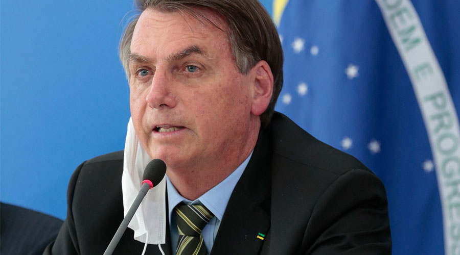 O presidente Bolsonaro