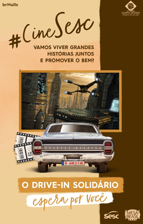 Cinema Drive-in inicia dia 8