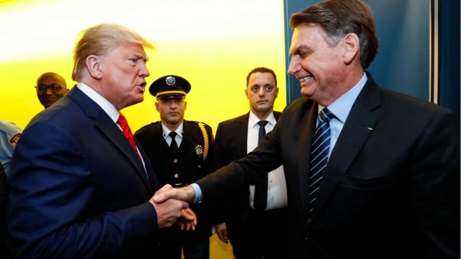Presidente dos Estados Unidos, Donald Trump e o Presidente Jair Bolsonaro