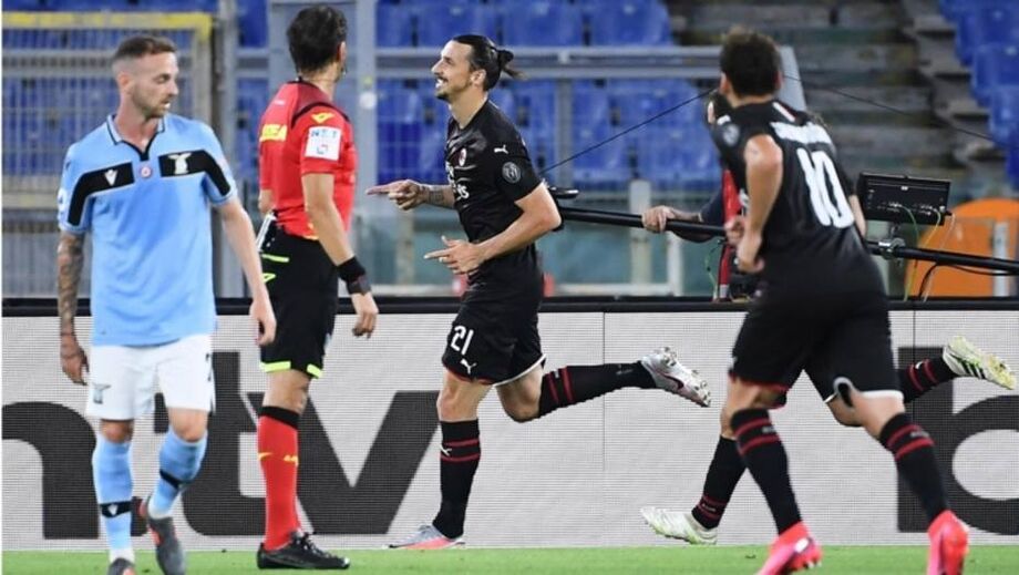 Aos 14 do segundo tempo, com a Lazio desesperada para diminuir a desvantagem
